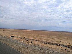 Desert landscape in the Reque district