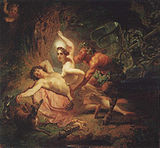 „Диана, Ендимион и сатир“ (1849)