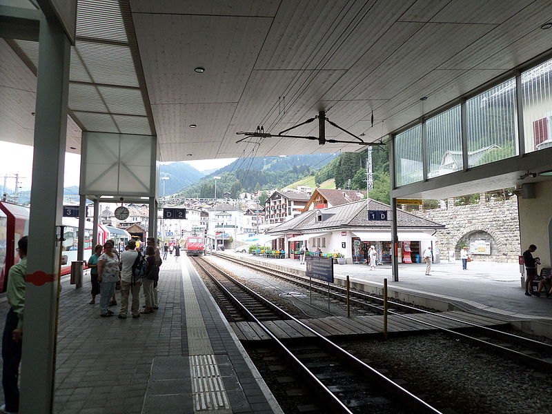 File:Disentis or Mustér Railway Station - interior - looking west.JPG