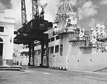 American Mariner being provisioned at Recife, Brazil. Dmp141a.jpg