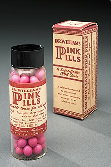 Dr Williams' 'Pink Pills', London, England, 1850-1920 Wellcome L0058211.jpg