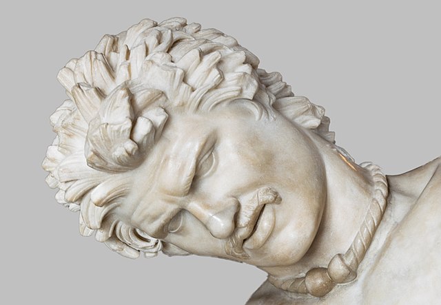 Dying Gaul with a torc around his neck