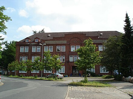 The old administrative building of the Krümmel explosive factory.