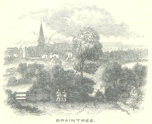 General view of Braintree in 1851.