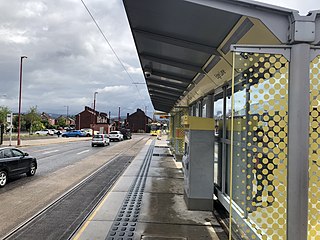 <span class="mw-page-title-main">Edge Lane tram stop</span> Manchester Metrolink tram stop