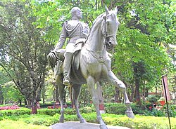 Die Kala Ghoda (Schwarzes Pferd) Statue