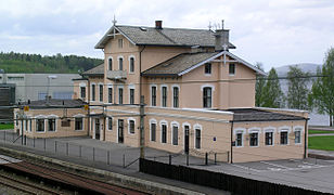 Eidsvoll gamle stasjonsbygning fra 1878
