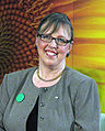 Elizabeth May wearing the Officer's lapel pin