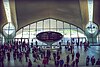 Trans World Airlines Flight Center/TWA Terminal A (ground, main, and balcony level interior) Entrance Shot.jpg