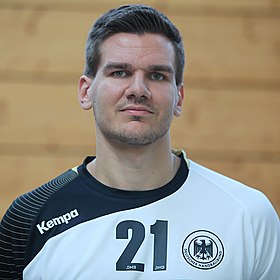 Erik Schmidt con la maglia della nazionale tedesca il 16 settembre 2014