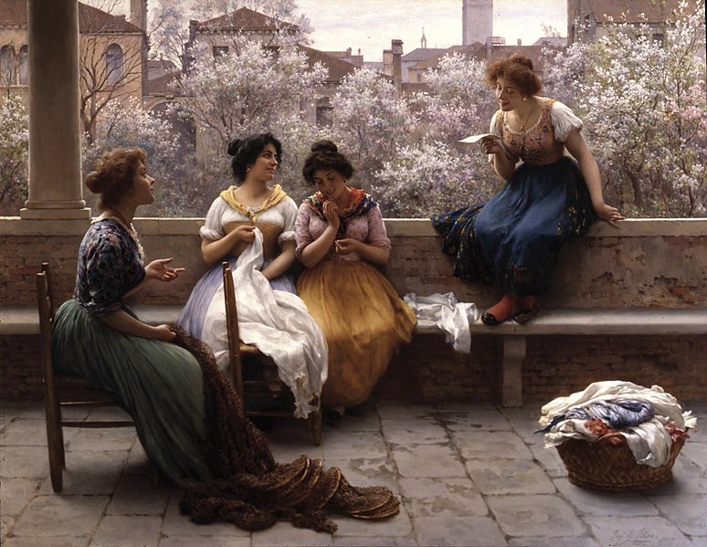 File:Eugen von Blaas - The Love Letter 1904.jpg