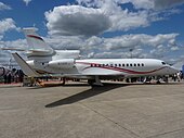 Falcon F7X équipé de ses winglets