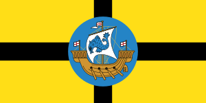 Flag of Wellington City, New Zealand.svg