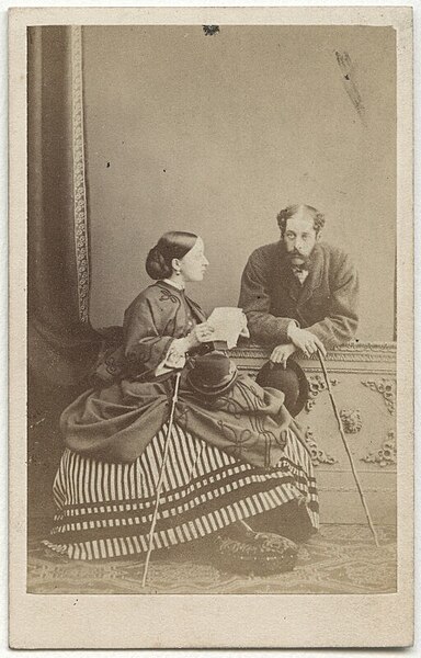 Henry Paget, 4th Marquess of Anglesey with his sister Lady Florence, Marchioness of Hastings.