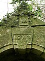 Fontaine Saint-Jean à Kersinic, détail.