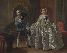 Francis Hayman - David Garrick dan Ibu Prita di Benjamin Hoadley ini "Curiga Suami" - Google Art Project.jpg