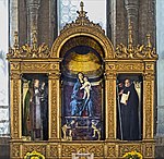 Frari (Venice) - Sacristy - triptych by Giovanni Bellini.jpg