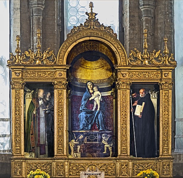 File:Frari (Venice) - Sacristy - triptych by Giovanni Bellini.jpg