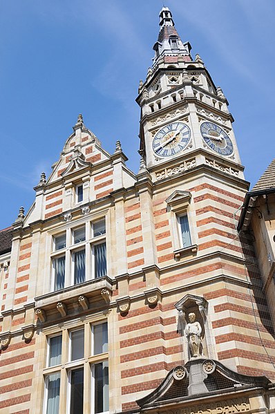 File:Gable and clock tower - geograph.org.uk - 3484835.jpg