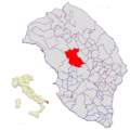 Collocatio finium municipii in Provincia Lupiensi.