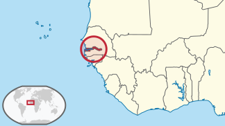 Gambia: Geographie, Bevölkerung, Landesnamen