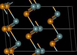 Kristallstruktur von Germanium(II)-tellurid