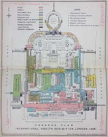 General plan of the International Health Exhibition General plan International Health Exhibition.jpg