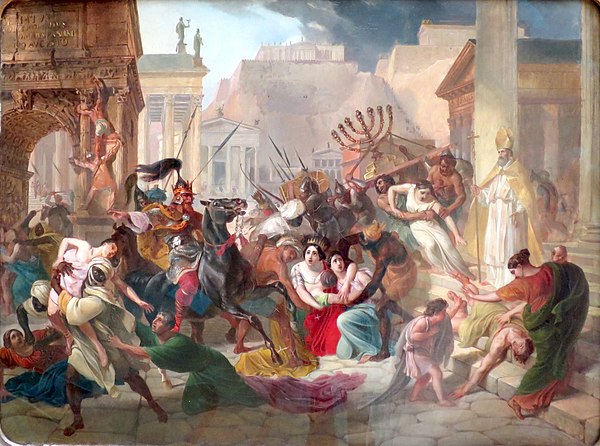 The Sack of Rome, Karl Briullov, 1833–1836
