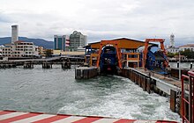 Terminal view from the ferry George Town Ferry Terminal, Penang.jpg