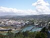 The central business district of Gisborne viewed from Kaiti hill.