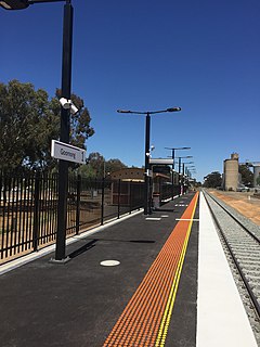 Goornong railway station Railway station in Victoria, Australia