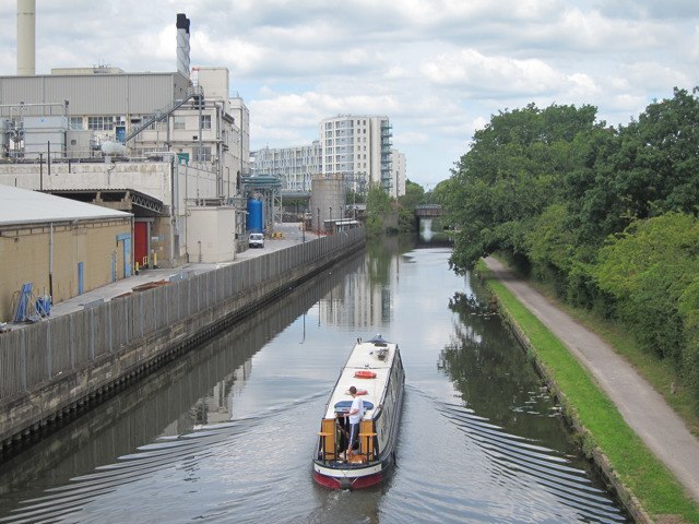The Grand Union Canal in Hayes, Hillingdon