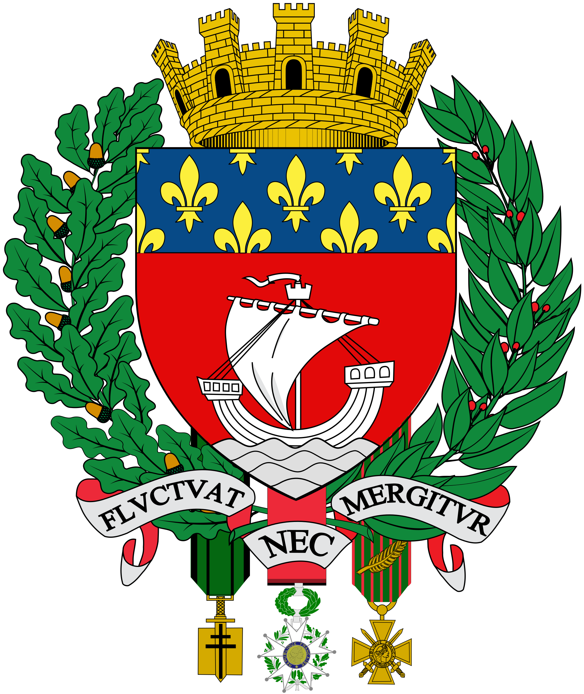 Coat Of Arms Of Paris Wikipedia