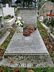 Tomba di Károly Szittya (cimitero di Óbuda) .jpg