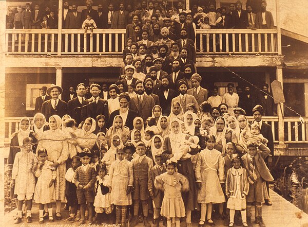 Queensborough, New Westminster Sikh temple, 1931.