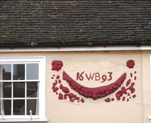 Pargeting at 81, High Street