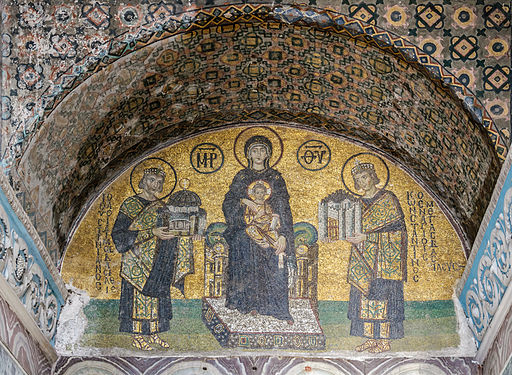 Hagia Sophia Southwestern entrance mosaics