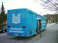 Deutsch: Bücherbus der Hamburger Öffentlichen Bücherhallen, Haltestelle Hausbrucher Bahnhofstraße.