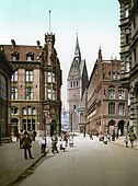 Hannover Marktkirche mit Rathaus (um 1895).jpg