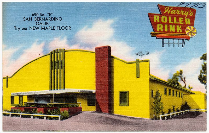 File:Harry's Roller Rink, 690 So. E San Bernardino, Calif (87713).jpg