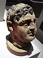 Head of a Greco-Bactrian ruler with diadem, Temple of the Oxus, Takht-i Sangin, 3rd–2nd century BCE. This could also be a portrait of Seleucus I.[41]