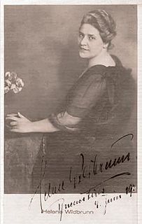 <span class="mw-page-title-main">Helene Wildbrunn</span> Austrian opera singer