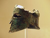 Casco de Milcíades hacia 490 a. C.