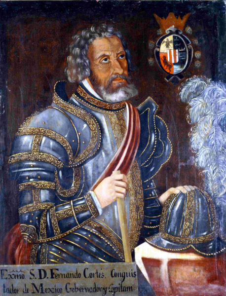 File:Hernán Cortés Retrato Portrait 17th century.png