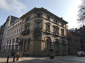 The former Heywood banking house, St Ann's Square, Manchester, now a branch of RBS Heywoods Bank Manchester.jpg