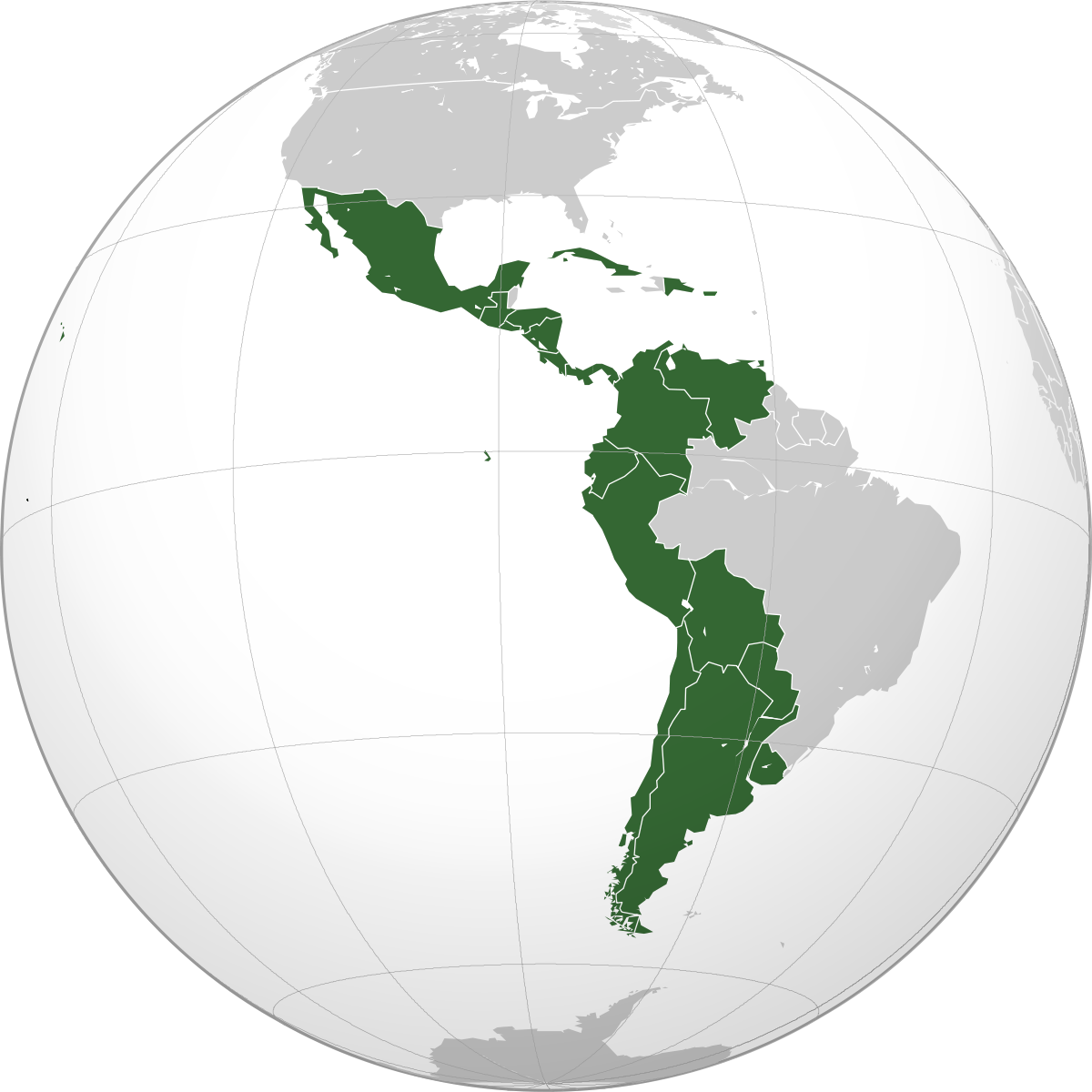 What are some Latin American countries?