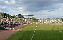 The stadium during a game in 2007 HomerStrykerField.jpg