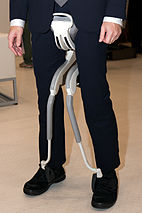Honda Walking Assist Device with Bodyweight Support System front 2013 Tokyo Motor Show.jpg