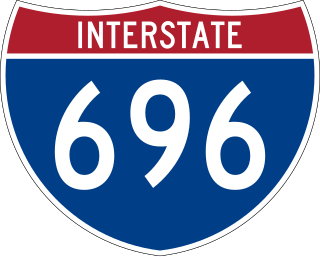 <span class="mw-page-title-main">Interstate 696</span> Interstate Highway in Oakland and Macomb counties in Michigan, United States