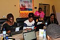 A cross section of the participants during the training